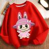 Children's Round-neck Hoodie, Long-sleeved, Fashionable and Loose Coat for Boys and Girls In Spring and Autumn