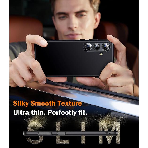 Gxmeuie Ultra Thin Case for Samsung Galaxy S24+ Plus 5G, Silky Touch & Anti-Fingerprint Material, Slim Hard PC Matte Cover Anti-Scratch Shockproof