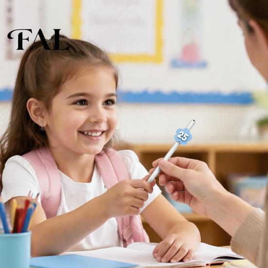 Classroom Grouping Labels 30PCS Numbered Pencil Toppers, Reusable Prevent Confusion Labels, Management Tools Plastic Tracking Marker Clips,