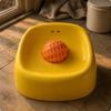 Slow Feed Lick Bowl Spill Resistant Dog Silicone Gen 1 Pp Plastic Ylw
