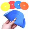 Adjustable Tape Soccer Training Discs Flat Spot Markers TPE Material Soccer Goal Target Professional Colorful