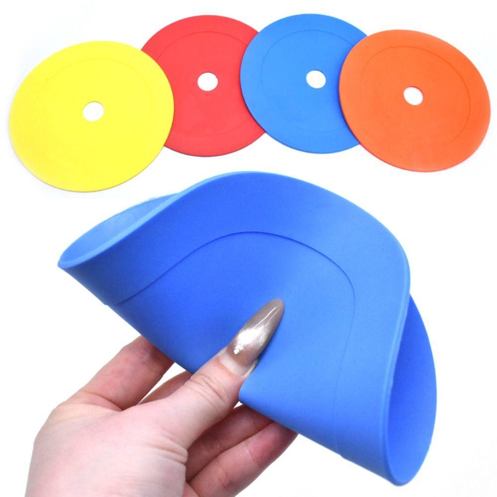 Adjustable Tape Soccer Training Discs Flat Spot Markers TPE Material Soccer Goal Target Professional Colorful