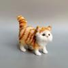 Cute Faux Plush Simulation Cat Animal Model Crafts Car Ornaments Gifts Home Decoration Children's Birthday Party Gift Supplies