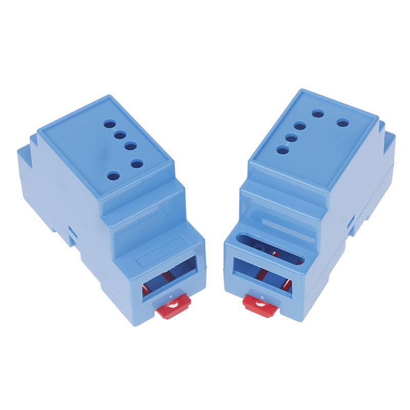 1 pièce Boîte de jonction PLC Rail DIN Boîtier électronique en plastique Boîtier de projet 4 couleurs 88X37X59 mm Montage sur rail 35 Boîtier d'instrument