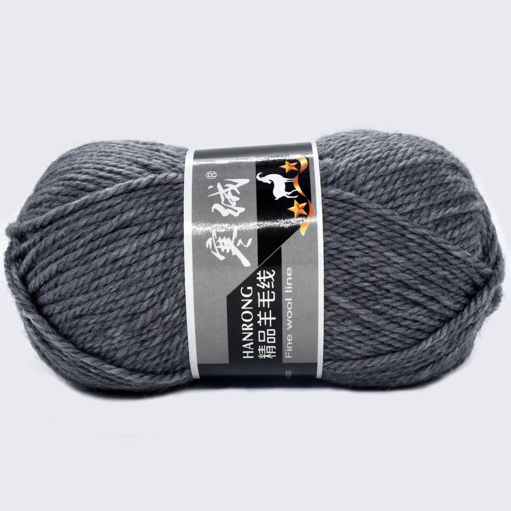 6 stk Supertykt Ullgarn 300g (10.56oz) for Strikking & Hekling Rask DIY Chunky Teppe Sjal Skjerf Ullbukser Tykt Håndverksgarn