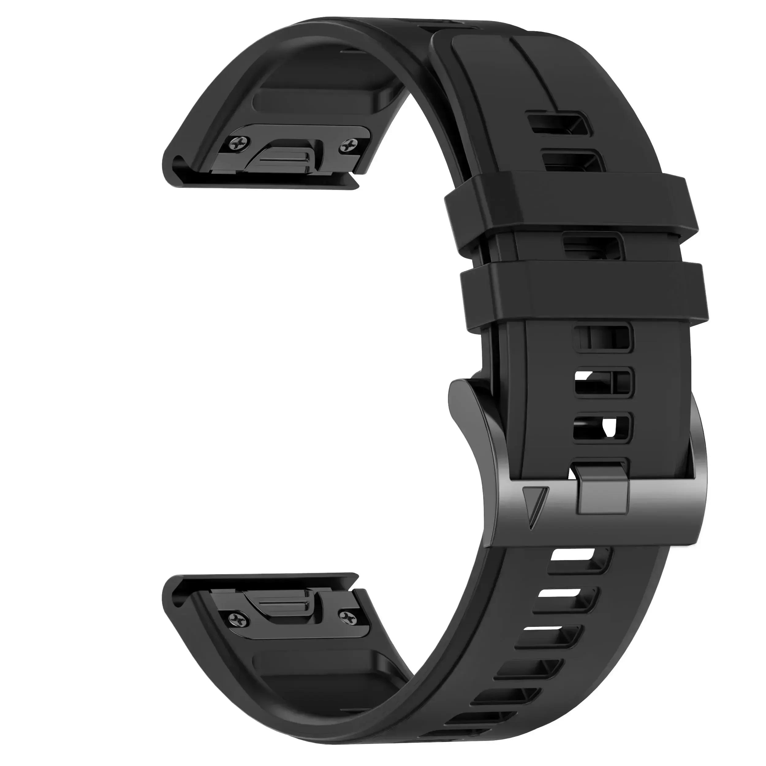 

Нейлон+Силікон 22/26 мм Ремінець Для Garmin Quatix 8 7X QuickFit Ремінець Fenix8 Pro 7X 7 6/Forerunner 970 965 745/Descent Mk3i Браслет 1pecs QuickFit 22mm