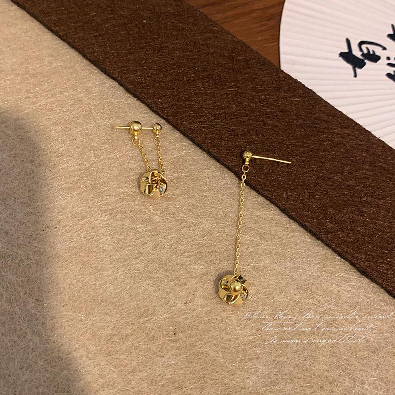 

Высококлассные французские ретро геометрические серьги с кисточками: Универсальные модные висячие серьги-гвоздики