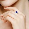 Sace Gems Classic Copper Alloy Zircon Ring Ladies Jewelry Wedding Promise Party Gift  Open