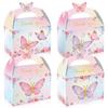 Rosa Schmetterling Teeparty Thema Süßigkeiten Geschenkbox
