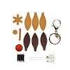 Creative Hot Air Balloon Car Accessory with Detachable Key Holders & Phone Charm DIY set for Vehicle Interior Decoration