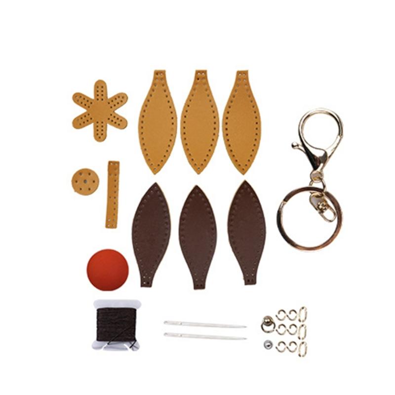 Creative Hot Air Balloon Car Accessory with Detachable Key Holders & Phone Charm DIY set for Vehicle Interior Decoration
