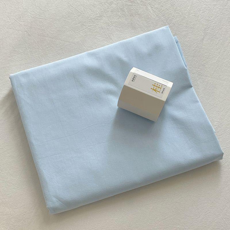New Solid Minimalist Washed Striped Bed Sheet, Soft Bedding for Single Double Student Dormitory Home