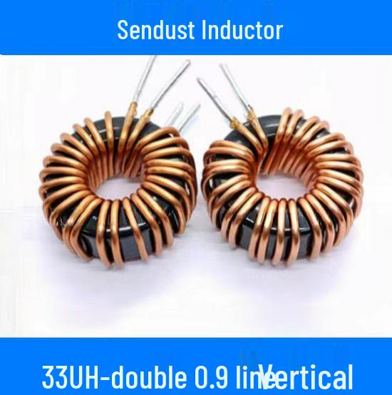 

Iron-Silicon-Aluminum Toroidal Magnetic Ring Inductor 090125, 8UH-56UH Filtering