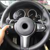 For BMW F10 F20 F13 F15 F16 X5 X6 F30 1 2 3 4 5 6 Series M Sport Car Interior Steering Wheel Decoration Strip Frame Trim Sticker