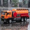 1:50 Sewage Suction High-pressure Cleaning Truck Alloy Metal Diecast Model Car Mini Car Party Home Birthday Gifts For Boyfriend
