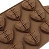 2pcs 15 Cavities Mini Heart Chocolate Mold Silicone Diamond Candy Molds Gummy Jelly Mould Cake Decoration Accessories