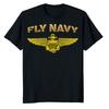 NEW LIMITED Fly Navy Classic Naval Officer Pilot Wings T-Shirt