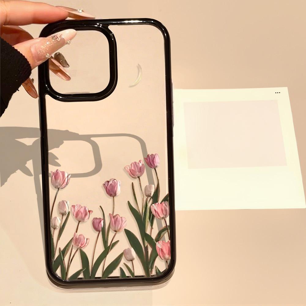 Acrylic Phone Case for iPhone 11 12 13 14 Pro 12 14 16 Pro Max for Samsung A16 A36 A56 S24 FE High-quality Painted Anti-fall Mobile Phone Case