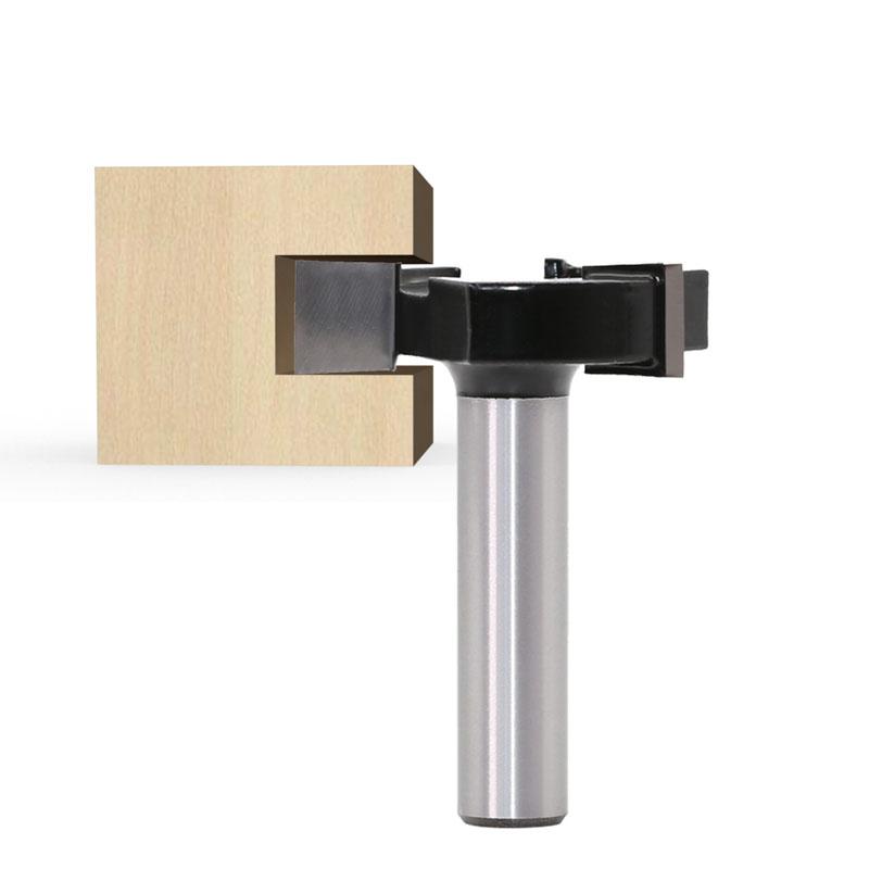 Spoilboard Oberflächenfräser, 1/2 Zoll, 12 mm Schaft, 2 Zoll Schnittdurchmesser, Plattenabflachungsfräser, Hobelbohrer, Holz