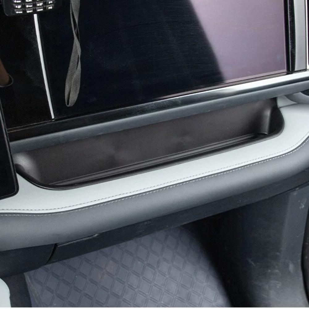 For BYD Leopard 5 Car Central Control Storage Box Door Organizer Refrigerator Divider Silicone Pad Car Interior Accessories