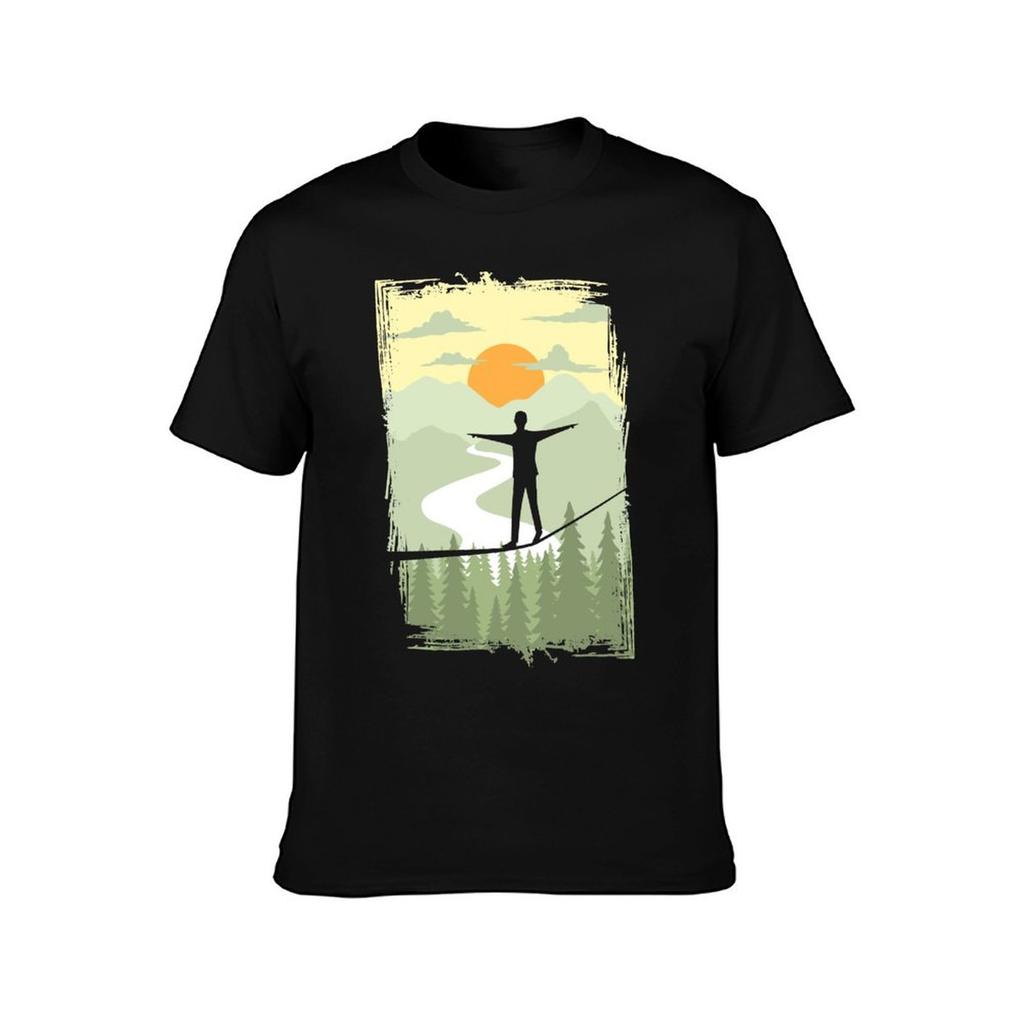 Slackline T-shirt rappare grafiska t-shirts tröjor grafisk t-shirt Blus t-shirts för män
