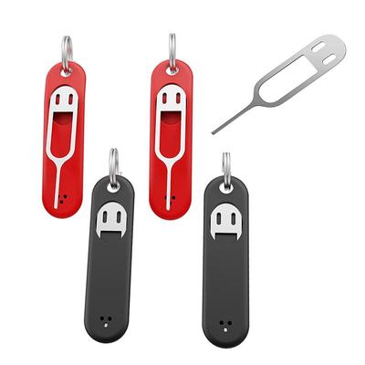 1-teiliger Werkzeugstift zum Entfernen der SIM-Karte mit abnehmbarem Schlüsselanhänger, geeignet für alle iPhone, Samsung und andere Smartphones