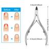 Durable Stainless Steel Nail Clippers Double Spring Professional Dead Skin Remover Cuticle Nipper for Nail Care Manicure Kits