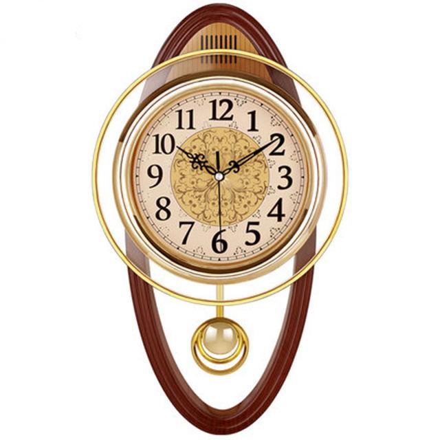 Wall Clock Modern Design Pendulum Vintage Clocks Large Home Decor Living Room Silent Luxury Gold Clocks Shabby Chic Reloj Watchs