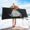 Norse Nordic Viking Celtic Beach Towel Soft Microfiber Quick Dry Absorbent Quick Towels For Bath
