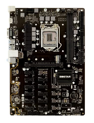 Biostar TB360-BTC PRO 2.0 Core i7/i5/i3 (Intel 8th and 9th Generation) LGA1151 Intel B360 DDR4 12 GPU Mining Motherboard Upgrade Model