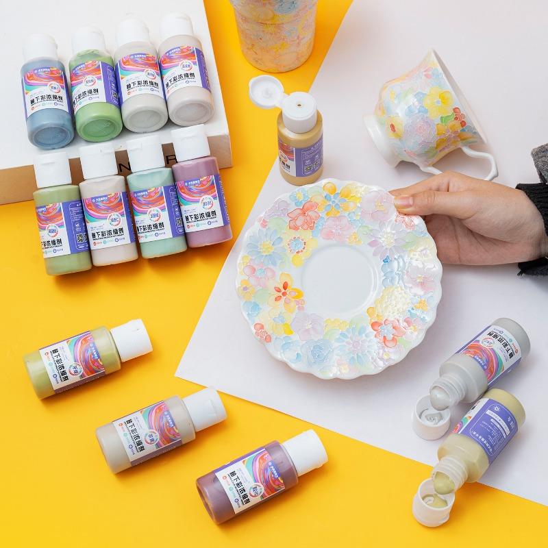 80g Lead-free Ceramic Underglaze Color Concentrator Ceramic Pigments Suitable for Student Ceramists DIY Painting and Coloring