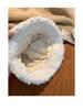 Cute Lamb Ears Plush Women's Bucket Hat - New for Autumn/Winter 2025, Warm Basin Hat with Face-Slimming Style