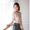 OEING Women's Off-Shoulder Long Sleeve Yoga & Fitness Top