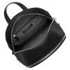 Michael Kors Adjustable Strap Leather Backpack Medium Unisex Backpack Black 35T5SM9M1L-BLACK