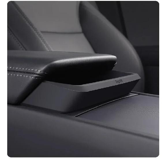Sunglasses Storage Case for Tesla Model Y LAUNCH/Juniper/Model 3+ Highland 2025 Central Control Glasses Pocket Car Armrest Box