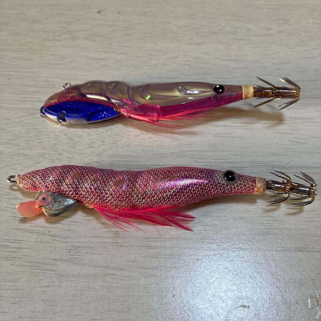 Used squid fishing, egi