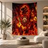 Decorative Tapestry,Galatasaray FC Printed Wall Art, Lightweight Wall Hanging For Bedroom Background