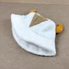 Windproof Fisherman Hat Thickened Plush Winter Warm Hat Warm Bucket Hat  Winter