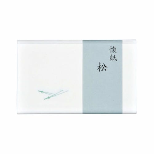Hogdseirrs Kokoro Kaishi Honpo (Kokorokaishihompo) White Kaishi (Women's Size: 14.5 x 17.5 cm) (Pine)