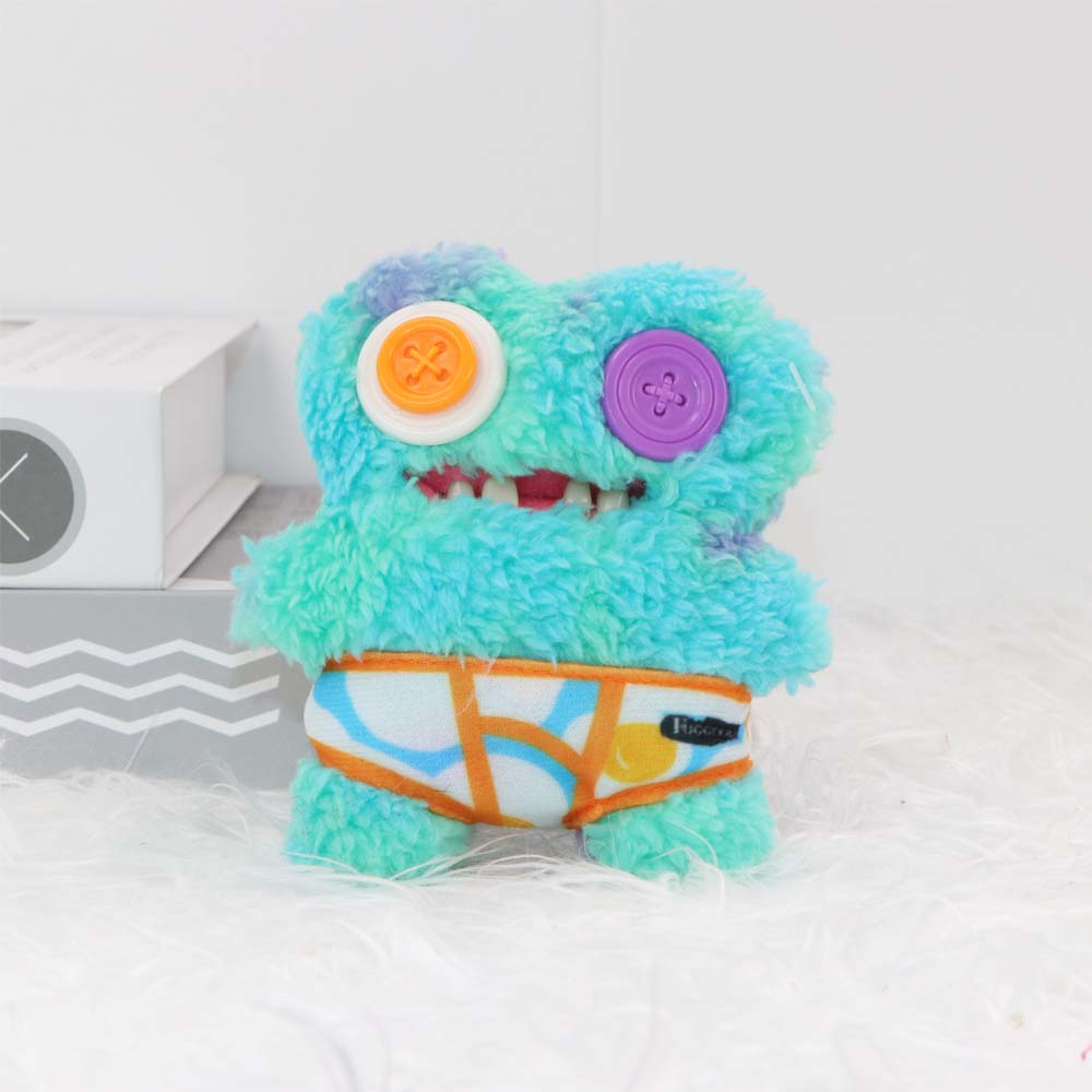 FUGG Keychain Plush Toy Pendant Doll Annoyed Alien Ugly Monster Key Ring Stuffed Peluche Doll Hanging Ornament Gifts