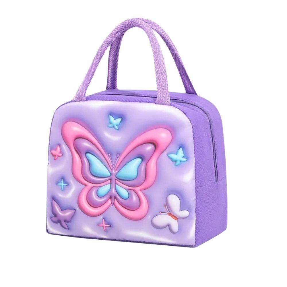 

Lunch Box Bag 3D Cartoon Thickened Aluminum Foil Fresh Ice Bag For Cool Lunch Box Storage