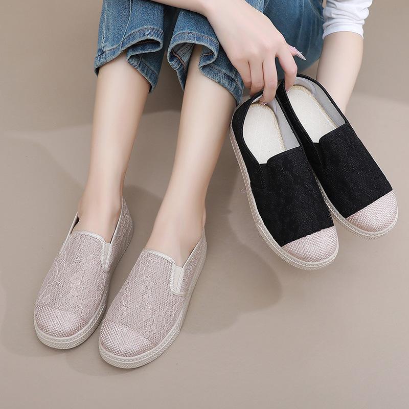 New Casual Sneakers Summer Soft Bottom Lightweight Breathable Slip-on Mesh Sports Walking Women's Shoes
