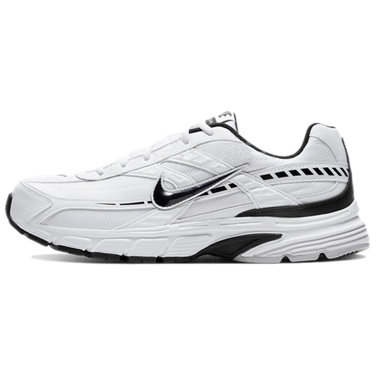 Nike Initiator Cushioning Abrasion Resistant Cushioning, Wear Resistant Low top Running Shoes Unisex White Red Brown 394055-100(Team1383-)