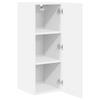 Hanging Cabinet with Storage White 30 x 31 x 80 cm Engineered Wood