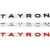 Suitable for Tanyue Character Logo, Trunk TAYRON Car Sticker Metal Car Logo, English
