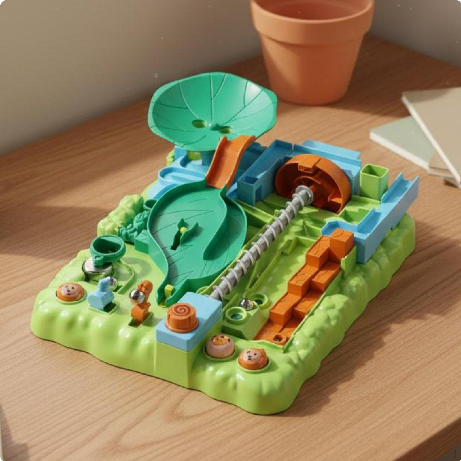 Marble Maze Game Develops Fine Motor Skills Wilderness Obstacle Course Science and Technology Jungle Adventure