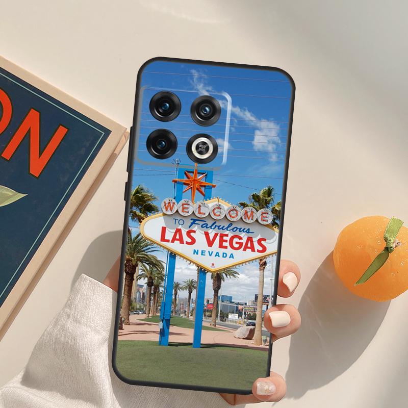 Las Vegas Sign LIGHTS Nevada Rome Case For OnePlus 12R 13R 13T 10R 15 13 12 11 10T 8T Nord CE 4 3 2 Lite N20 N30 Nord 5 Cover
