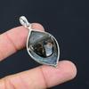Mothers Day Sale 925 Silver Crescent Turritella Agate Stone Daughter New Pendant