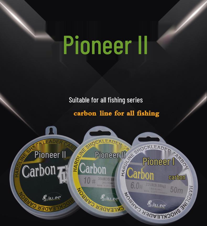 Love Lure Fishing 50m Filo Leader in Carbonio