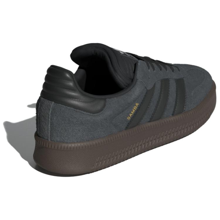 Adidas Samba XLG Szaro-Czarny Gumowy Unisex Sneakersy Szaro-Sześćowy Core-Black ID3201